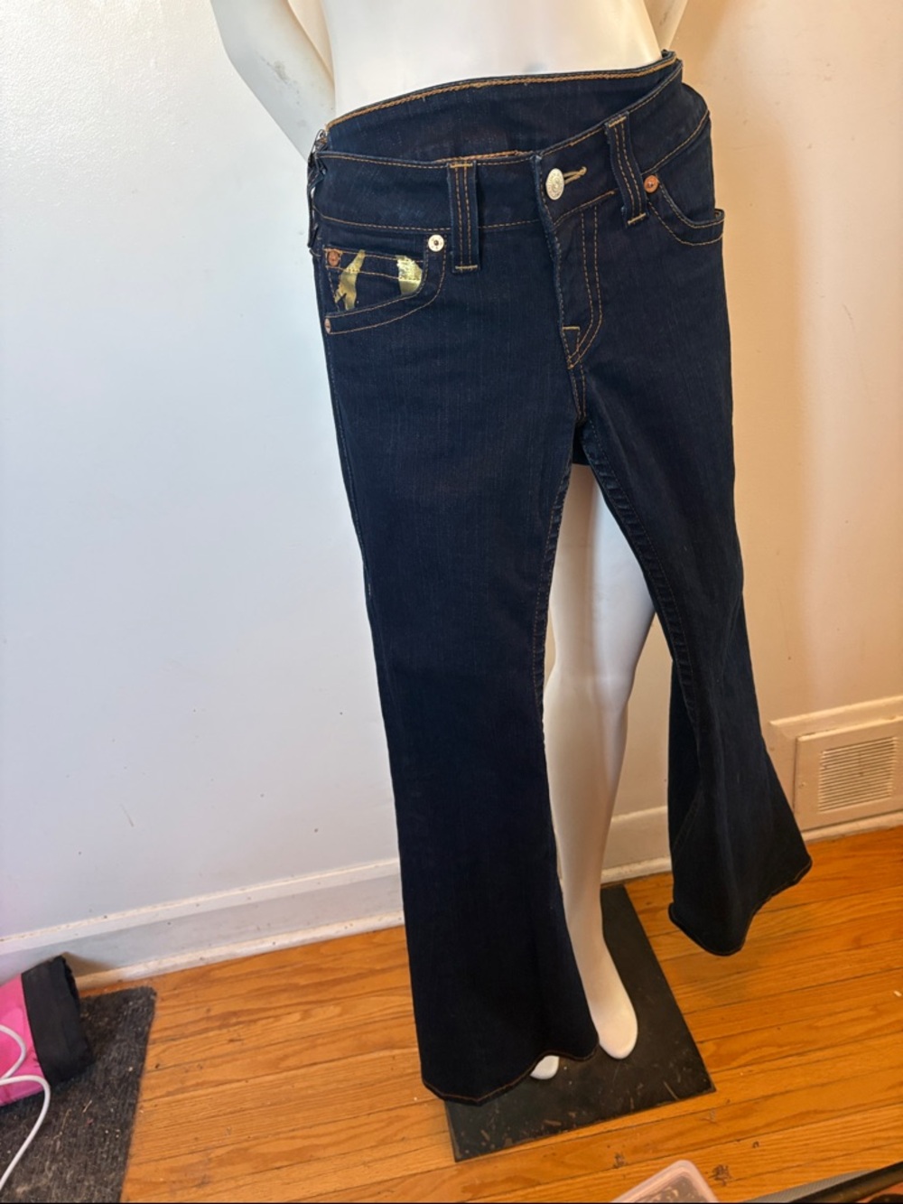 True Religion Dark Indigo Women boot cut Jeans - Classic Stretch Denim